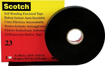 Izolační páska 3M Scotch 23 černá 19 mm x 9,15 m