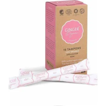 Menstruační tampony Ginger Bio GINGER ORGANIC_Tampony Mini bio tampony s aplikátorem 16 ks