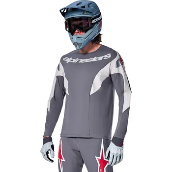 cyklistický dres Dres - ALPINESTARS A-Supra Race Ls 2024 - Dark Grey M
