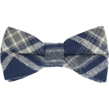 Motýlek Bubibubi Tmavomodrý károvaný dětský motýlek