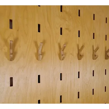 Věšák Hook W - háček Hall dřevěný Bez povrchové úpravy