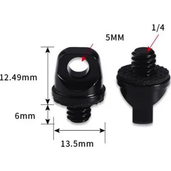 Šroub STABLECAM 1/4palcový šroub a háček (Black) - expresní doprava