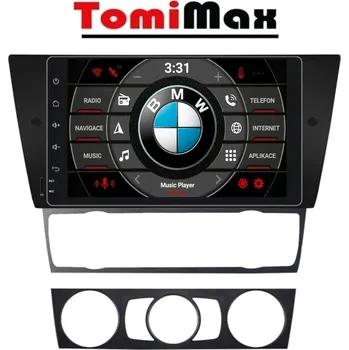 Autorádio TomiMax BMW E90 Android 14 autorádio s WIFI, GPS, USB, BT HW výbava: 8 Core 8GB+128GB HIGH, Velikost obrazovky: Dotyková obrazovka: 9"