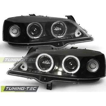 Přední světlomet PŘEDNÍ SVĚTLA OPEL ASTRA G 09.97-02.04 ANGEL EYES ČERNÁ