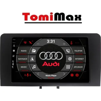 Autorádio TomiMax AUDI A3 Android 14 autorádio s WIFI, GPS, USB, BT HW výbava: 8 Core 6GB+128GB HIGH - Model auta: Audi A3 2003-2013, Velikost obrazovky: Dotyková obrazovka: 7"