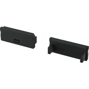 LED lišta LEDLabs Koncovka pro profil LUMINES DUAL LED černá 2v1