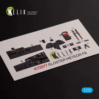 Plastikový model 1/72 Gloster Meteor F.8 interior 3D decals (AIRF)