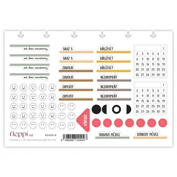 samolepka Fleppi Září 2024 | arch 6