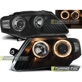 Přední světlomet SVĚTLOMETY ANGEL EYES černý pro VW PASSAT B6 3C 03.05-10