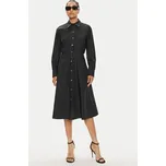 KARL LAGERFELD Košilové šaty 245W1303 Černá Regular Fit 40