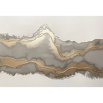 Plakát Plakát, Obraz - Metallic landscape no4, Alma