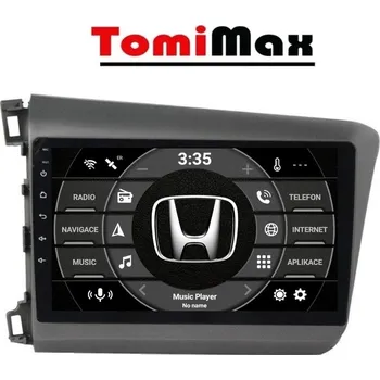 Auto Hi-Fi TomiMax Honda Civic Android 14 autorádio s WIFI, GPS, USB, BT HW výbava: QLED 4 Core 2GB+32GB LOW - pouze displej A,C - Model auta: Honda Civic 2011-2016, Velikost obrazovky: Dotyková obrazovka: 9"