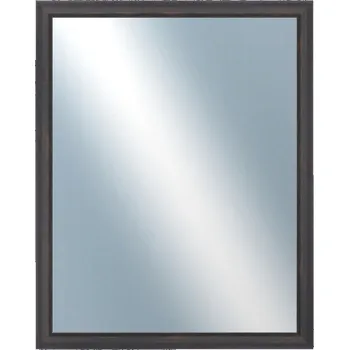 Zrcadlo DANTIK - Zarámované zrcadlo - rozměr s rámem cca 40x50 cm z lišty DELFINO hnědá (2899)