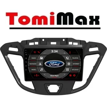 Autorádio TomiMax Ford Transit Custom Tourneo 14 autorádio s WIFI, GPS, USB, BT HW výbava: 2K 2000x1200px 8 Core 8GB+256GB HIGH - pouze displej A, Velikost obrazovky: Dotyková obrazovka: 9"