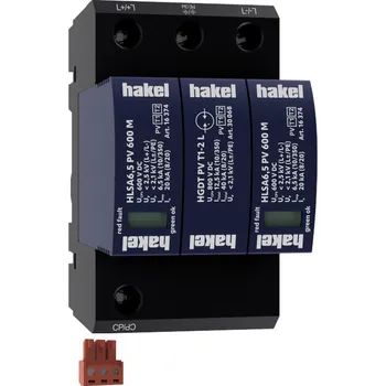 Přepěťová ochrana HAKEL 16363 HLSA6,5 PV 600 M S SPD PV typ 1 + 2 RP 0,45kč/ks