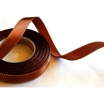 Stuha Stuha saténová s lurexem, WSO3134, šíře 25 mm / 1 metr