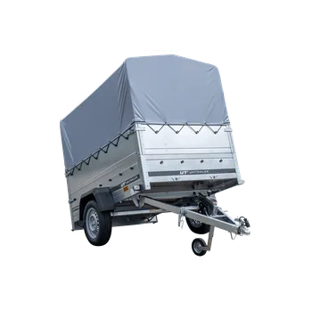 Přívěs Přívěs Garden Trailer 201 KIPP s BIS bočnicemi, rámem H-800 a šedou plachtou