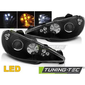 Přední světlomet PEUGEOT 206 02-ANGEL EYES BLACK LED