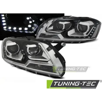 Přední světlomet PŘEDNÍ SVĚTLA DAYLIGHT ČERNÁ pro VW PASSAT B7 10.10- 10.14