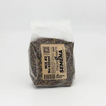 Semeno Pěstebna Farma Mix na klíčení Kedlubna, Brokolice, Vojtěška, Rukola na microgreens, 200g