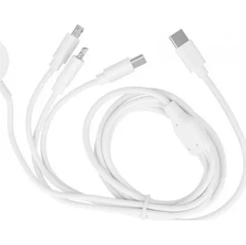 POČÍTÁRNA Magnetická nabíječka 4v1 pro Apple Watch, iPhone a Android, 1m