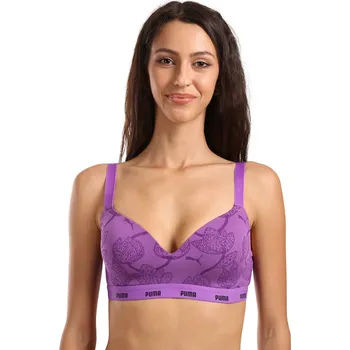 Podprsenka Dámská sportovní podprsenka Puma fialová (701226220 002) XS 701226220 002 Možnost vrácení zboží ZDARMA do 120 dnů!