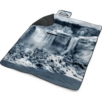 deka Sablio Plážová deka Černobílý vodopád: 200x140 cm