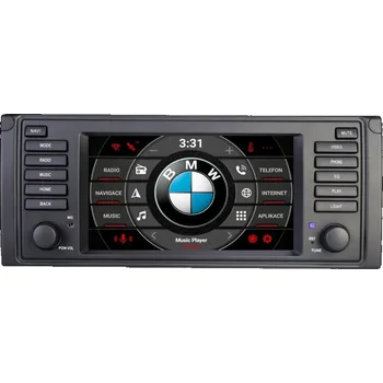 Auto Hi-Fi BMW E39 Android 14 autorádio s WIFI, GPS, USB, BT LOW HW výbava: 4 Core 2GB+32GB LOW