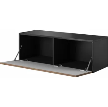 Obývací stěna Cama obývací sestava nábytku ROCO 1 (4xRO1 + 2xRO4) bílá/černá/bílá