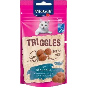 Pamlsek pro kočku VITAKRAFT Triggles Coalfish - pamlsek pro kočky - 40g