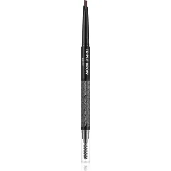 Tužka na obočí flormar Triple Brow Pencil tužka na obočí 3 v 1 odstín 002 Auburn 0.75 g