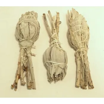 Vonná tyčinka Šalvěj bílá - vykuřovadlo Salvia Apiana - 3x svazek malý