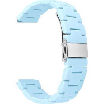 Řemínek na hodinky Lige Řemínek k hodinkám / Eco plast / šířka 20mm / pastelová světle modrá 660975
