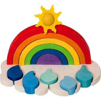 ostatní stavebnice Dřevěná stavebnice DUHA