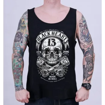 Pánské tílko tílko pánské - RIDER - BLACK HEART - 17214 - XXL