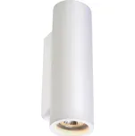 SLV Svítidlo PLASTRA 35Wx2 GU10 nástěnné IP20 bílá sádra 148060