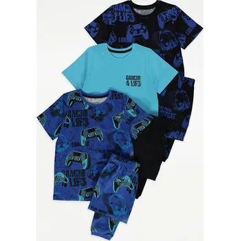 Chlapecké pyžamo GEORGE CHLAPECKÉ PYŽAMO "EVER" Barva: modrá, Velikost: 8-9 let (134)