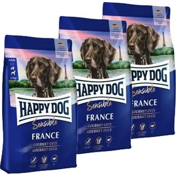 Krmivo pro psa Happy Dog France 3 x 11 kg