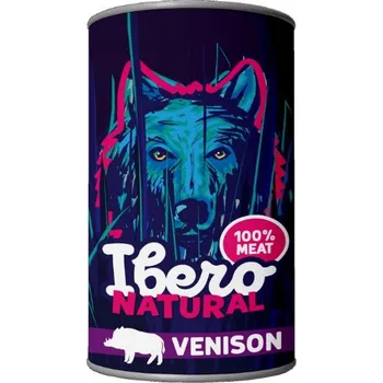 Krmivo pro psa Ibero Natural Konz. Adult Venison - 8x1200g