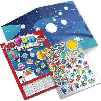 Tajemný vesmír s 3D samolepkami