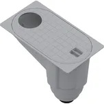 Vodaland Easy lapač střešních splavenin spodní geiger 303 x 164 x 234 mm šedý