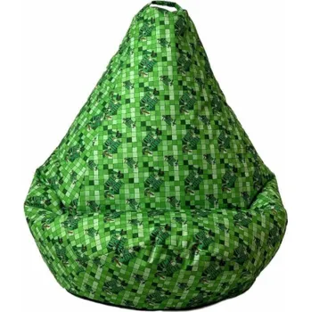 Sako bag pouffe Potisk hrušek Minecraft XL 130 x 90 cm