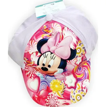 Kšiltovka SUN CITY Kšiltovka Minnie Mouse kojenecká Barva: Fialová, Dětská velikost: 50