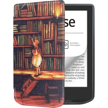 Pouzdro na tablet VSECHNONAMOBIL 75400 ART Zaklápěcí pouzdro pro Pocketbook 629 Verse / Pocketbook 634 Verse Pro GIRL