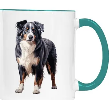 Hrnek malý barevný s potiskem Milující ovčák