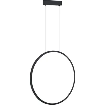 Koupelnové svítidlo LED Lustr na lanku SATURNO LED/28W/230V pr. 50 cm IP44 antracit