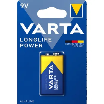Elektronika baterie 9V, 6LR61 alkalická Longlife Power VARTA