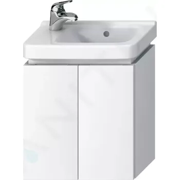 Koupelnový nábytek Jika Cubito Umyvadlová skříňka 44x48 cm, 2 dvířka, bílá, H40J4202005001