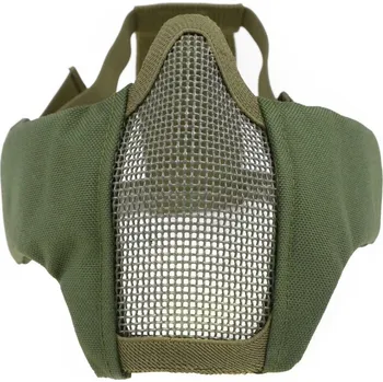 Airsoft Obličejová maska Stalker Evolution (lower half, oliva) - Ultimate Tactical