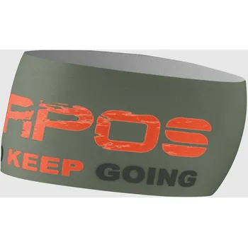 Zimní čelenka KARPOS M Pelmetto Headband, Thyme/Spicy Orange/Black Sand